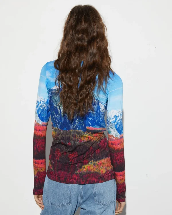 STIEGLITZ Dusa Longsleeve Top | Blue^DAMES Longsleeves, Blouses & Pullis