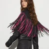 STIEGLITZ Janez Leather Fringe Jacket | Black^DAMES Jacks
