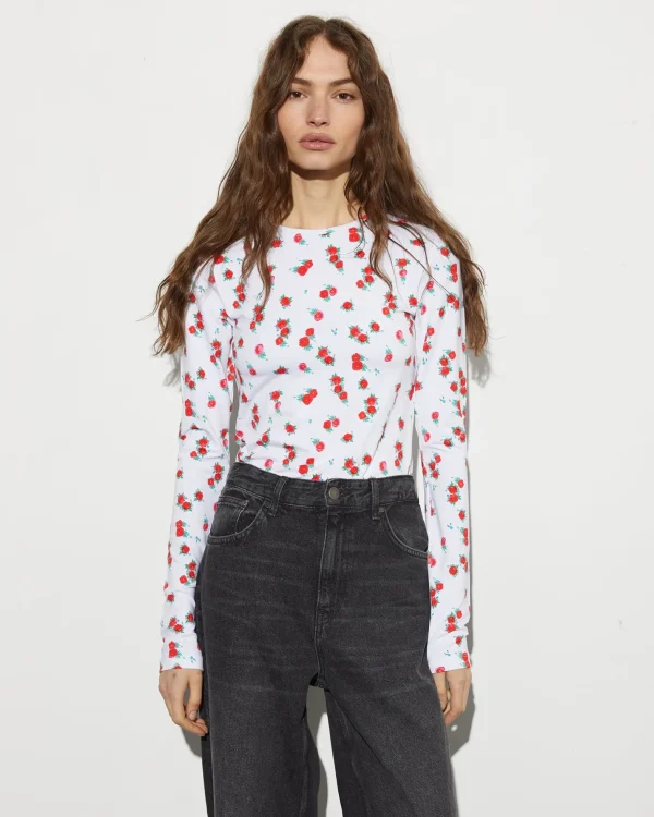 STIEGLITZ Medina Longsleeve | White^DAMES Longsleeves, Blouses & Pullis