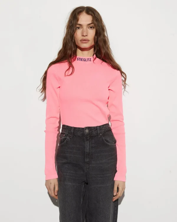 STIEGLITZ Neon Stieg Pulli | Neon Pink^DAMES Longsleeves, Blouses & Pullis